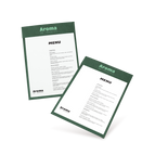A4 Portrait / Earthlines - Dark Green / Design online