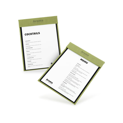 Magnetic Clipboard Menu Holder | A4 & A5 Menu Cover for Restaurants & Bars