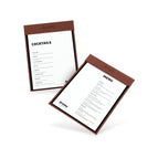A4 Portrait / Vegan Leather - Redwood Brown / Design online