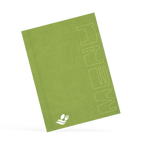 A4 Portrait / Vegan Leather - Basil Green / Design online