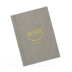 A4 Portrait / Vegan Leather - Stone Grey / Design online