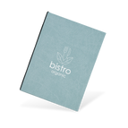 A5 Portrait / Vegan Leather - Aqua Blue / Design online