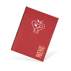 A5 Portrait / Vegan Leather - Beaujolais Red / Design online