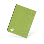 A5 Portrait / Vegan Leather - Basil Green / Design online