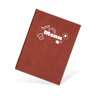 A5 Portrait / Vegan Leather - Redwood Brown / Design online