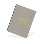 A5 Portrait / Vegan Leather - Stone Grey / Design online