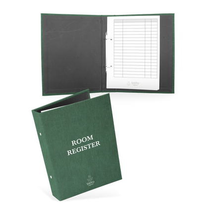Guest Information Folder with Rings | Hotel Room Directory