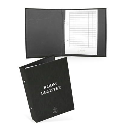 Guest Information Folder with Rings | Hotel Room Directory