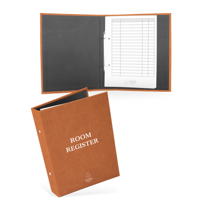 Guest Information Folder with Rings | Hotel Room Directory