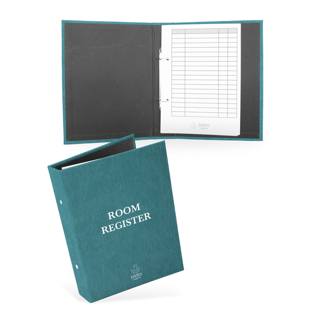 Guest Information Folder with Rings | Hotel Room Directory