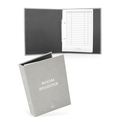 Guest Information Folder with Rings | Hotel Room Directory